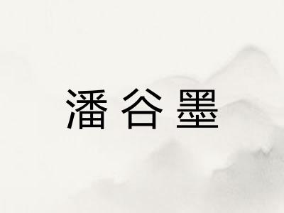潘谷墨