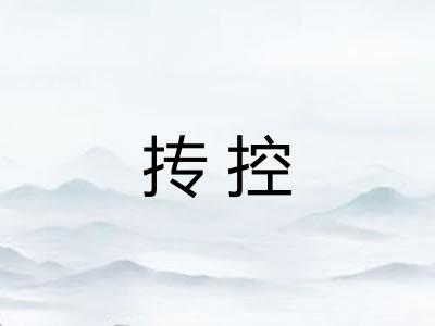抟控