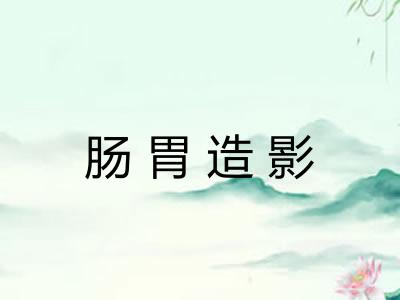 肠胃造影
