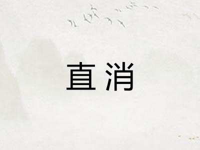 直消