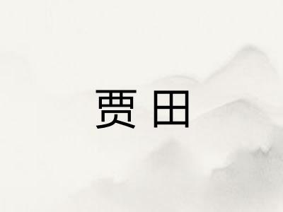 贾田