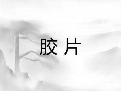 胶片