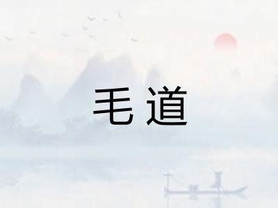 毛道