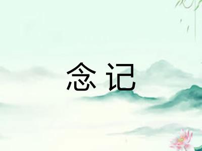 念记