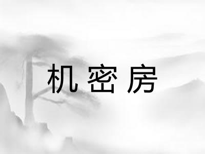 机密房