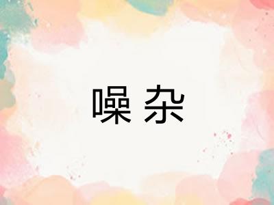 噪杂