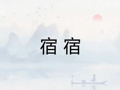 宿宿