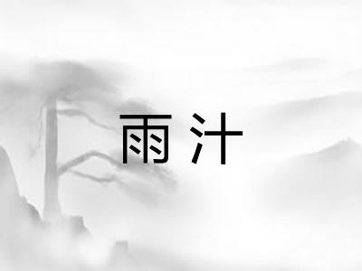 雨汁
