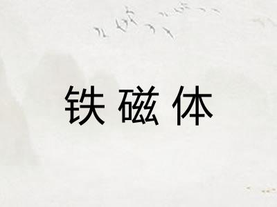 铁磁体