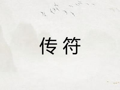 传符