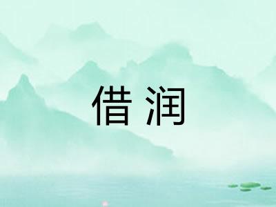 借润