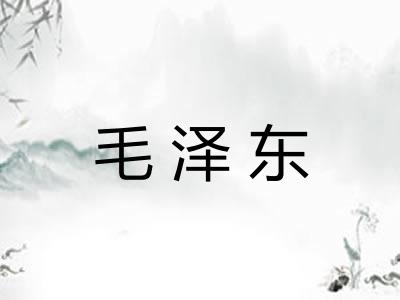 毛泽东