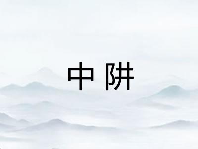 中阱