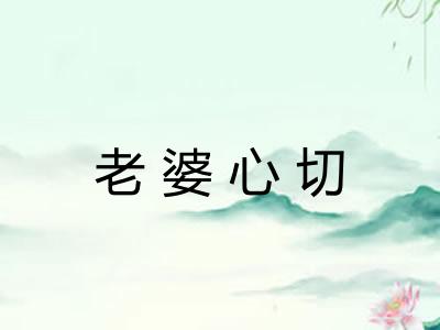 老婆心切