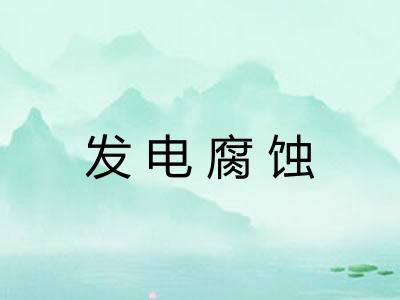 发电腐蚀