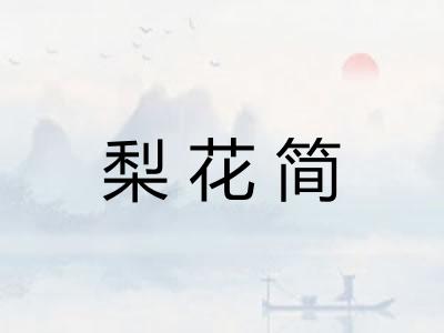梨花简