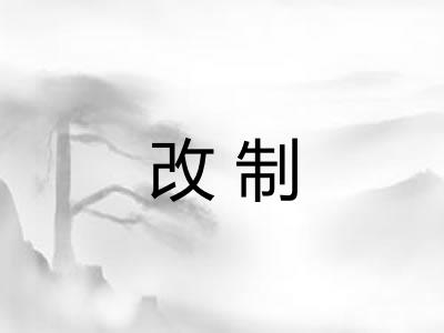 改制