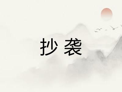 抄袭