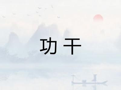 功干