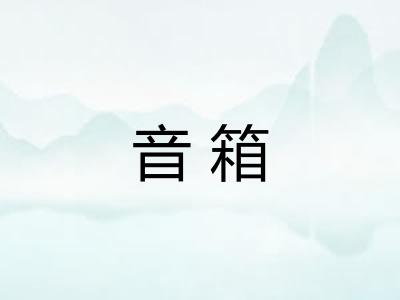 音箱