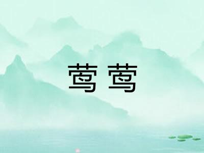 莺莺