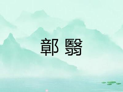 鄣翳