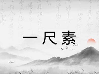 一尺素