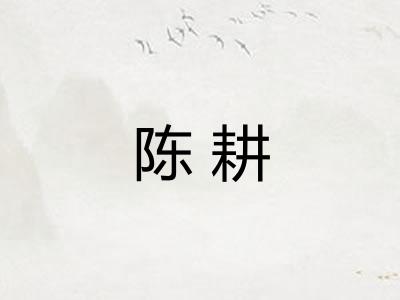陈耕