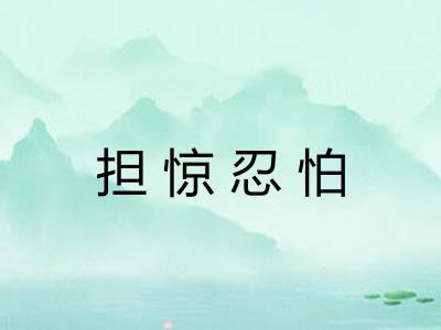 担惊忍怕