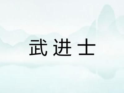 武进士