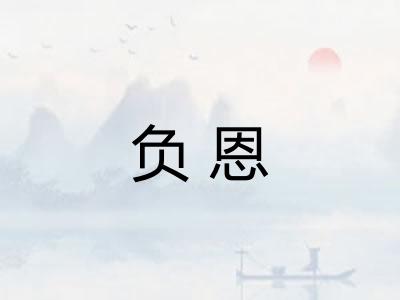 负恩