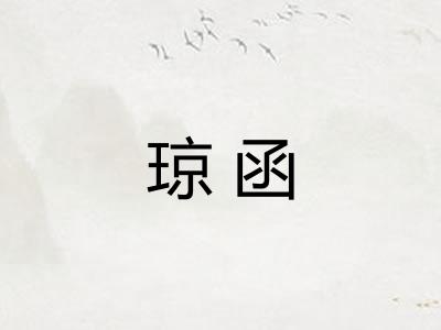 琼函
