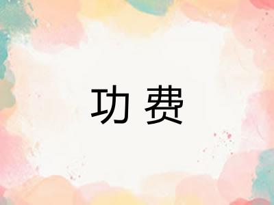 功费