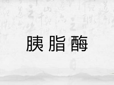胰脂酶