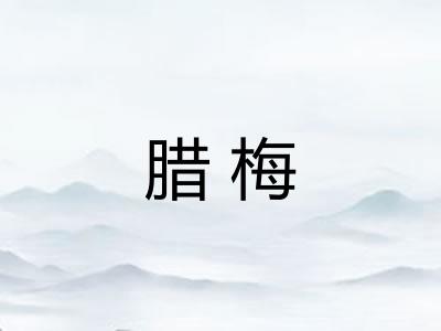 腊梅